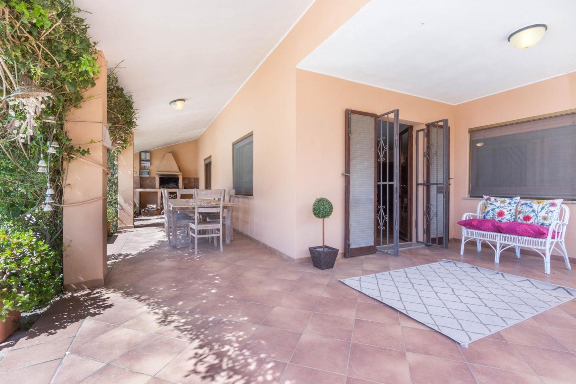 Villa Bellavista Con Piscina Privata, Vista Mare Vicino A 维拉西米乌斯 外观 照片