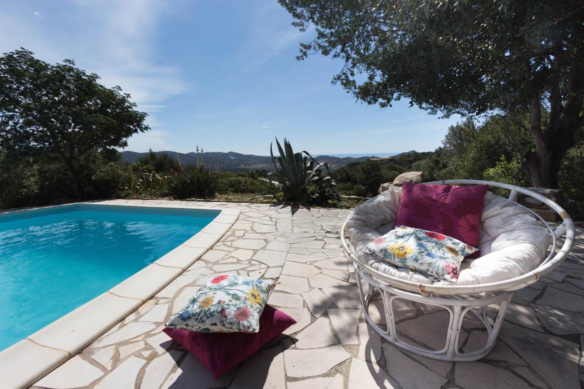 Villa Bellavista Con Piscina Privata, Vista Mare Vicino A 维拉西米乌斯 外观 照片